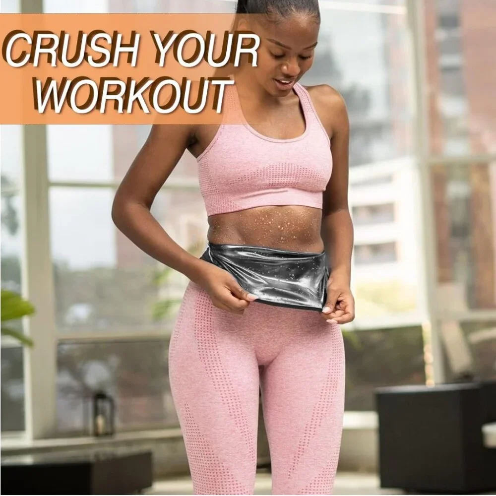 Sweat Band & Waist Trainer for Stomach and Lower Belly - Sauna Waist